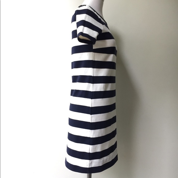 J.Crew Striped T-Shirt Dress - Picture 2 of 5